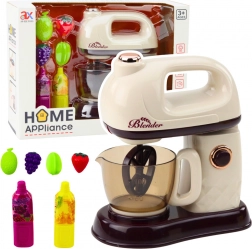 Children's Kitchen Mixer with Fruit and Light and Sound Effects White