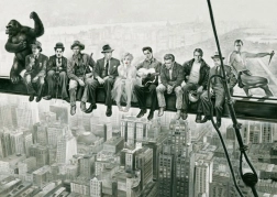 SCHMIDT Puzzle Ora di pranzo, parodia di una famosa fotografia, 1000 pezzi