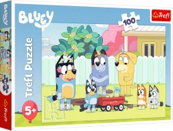 Puzzle TREFL BLUEY 100 dílků – veselý svět