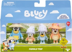 Bluey – Family Trip Figure Set