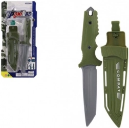 Coltello militare per bambini con fodero in plastica