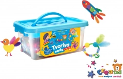 set creativo in box di plastica 26 × 12 cm