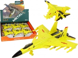 Aereo da caccia giallo a frizione 1:72