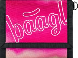 Baagl portfel Różowe paski