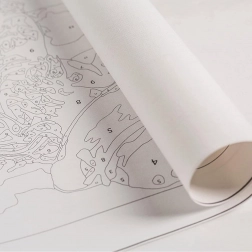 Malen nach Zahlen für Kinder 30 × 30 cm mit Rahmen