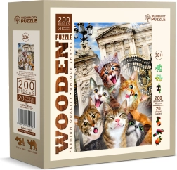 Wooden Puzzle Kittens in London