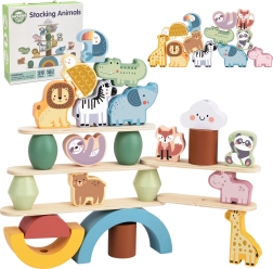 Woopie wooden stacking animals