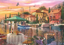 Puzzle Harbor at Sunset 3000 Pieces