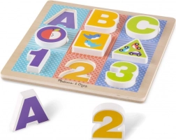 Wooden Puzzle ABC-123 for young children