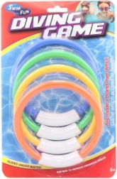 Set duikringen voor in het water (4 stuks)