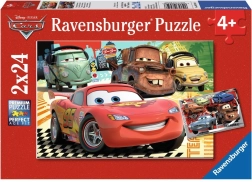 Ravensburger puzzel Cars 2 – reis door Europa 2×24 stukjes