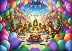 Puzzle Dinosaur Celebration 50 Pieces