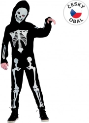 Skeleton Costume Boy 120-130 cm