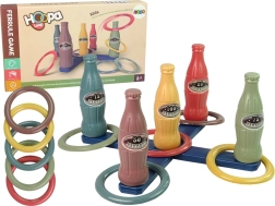 Ring Toss Bottle Game with Scoring, 10 Pieces
