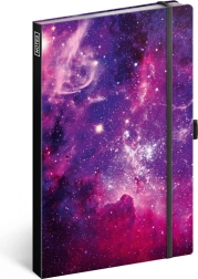 Notýsek Galaxie, linkovaný, 13 × 21 cm