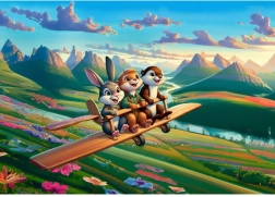 Brave Pilots Puzzle 100 pieces