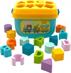 Woopie box sagomato per bambini 2 in 1 con lettere e numeri