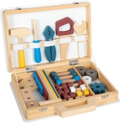 small foot wooden tool case Workshop