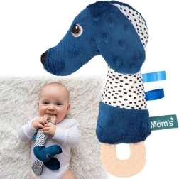 Jamiś piskajoča plišasta igračka z grizalom in šumečimi ušeski MOMS