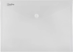 Pochette à bouton-pression OPALINE, A4, transparente