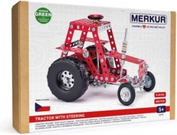 Merkur set di costruzione trattore con sterzo, 208 pezzi