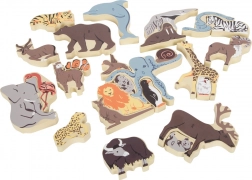 Wooden Puzzle Animals with Alphabet