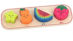 Indsætningspuslespil Jeg Lærer at Tælle Frugt Sarah Betz