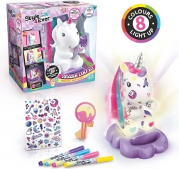 Style4Ever DIY svjetleća lampica jednorog za djecu