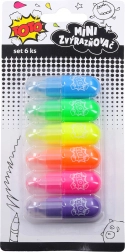 Mini Highlighters – Set of 6 Colors