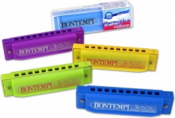 harmonica à bouche Bontempi 10 trous – colorée scolaire