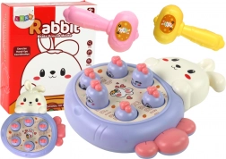 Igra Whac-A-Mole Ljubičasta s mrkvom i zecom