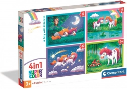 Clementoni Unicorn Puzzle 4-in-1 (12–24 pieces)
