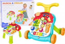 Interactive Educational Table and Walker 2in1 with Lights and Sounds