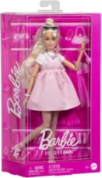 Lalka Barbie deluxe modelka z kokardą