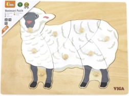 Drvena Montessori slagalica – ovca VIGA