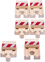 Bigjigs Rail Wooden Buffer Set