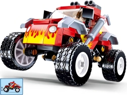 Sluban Town red off-road vehicle building set