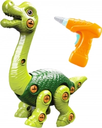 Screw-together dinosaur with kids’ cordless screwdriver