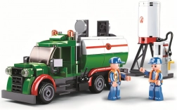 Spielset Sluban Stadt Tankwagen