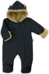 Winter infant jumpsuit Nicol Miki graphite