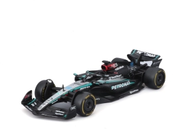 kovový model bburago 1:43 mercedes‑amg petronas f1 w15 2024 #63 george russell