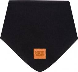 Dječji pamučni ovratnik New Baby Favorite crni