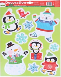 Christmas window decoration 41 × 29 cm