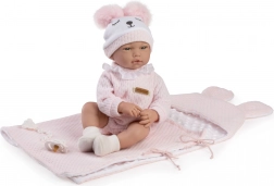 Guca Andrea realistyczna lalka niemowlę ze dźwiękami 38 cm
