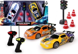 Set di 2 auto RC con indicatore luminoso