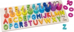 Montessori alphanumeric puzzle - letters and numbers
