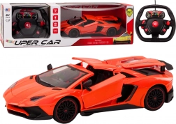 Auto da Corsa RC con Porte Apribili 1:12 Arancione
