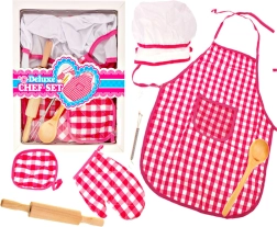 Children's Cooking Set, 7 Pieces with Gift Box