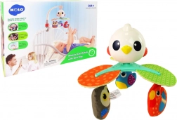 Glazbena vrteška za krevetić i kolica s šarenim ptičicama