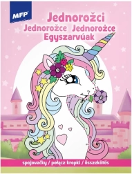 Kleur- en verbindboek Eenhoorns 210 × 276 mm, 32 pagina’s